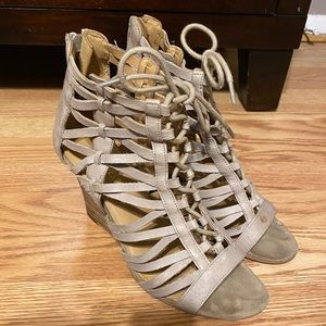 Nine West Strappy Wedges